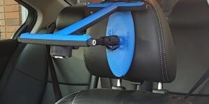 The inside of a car